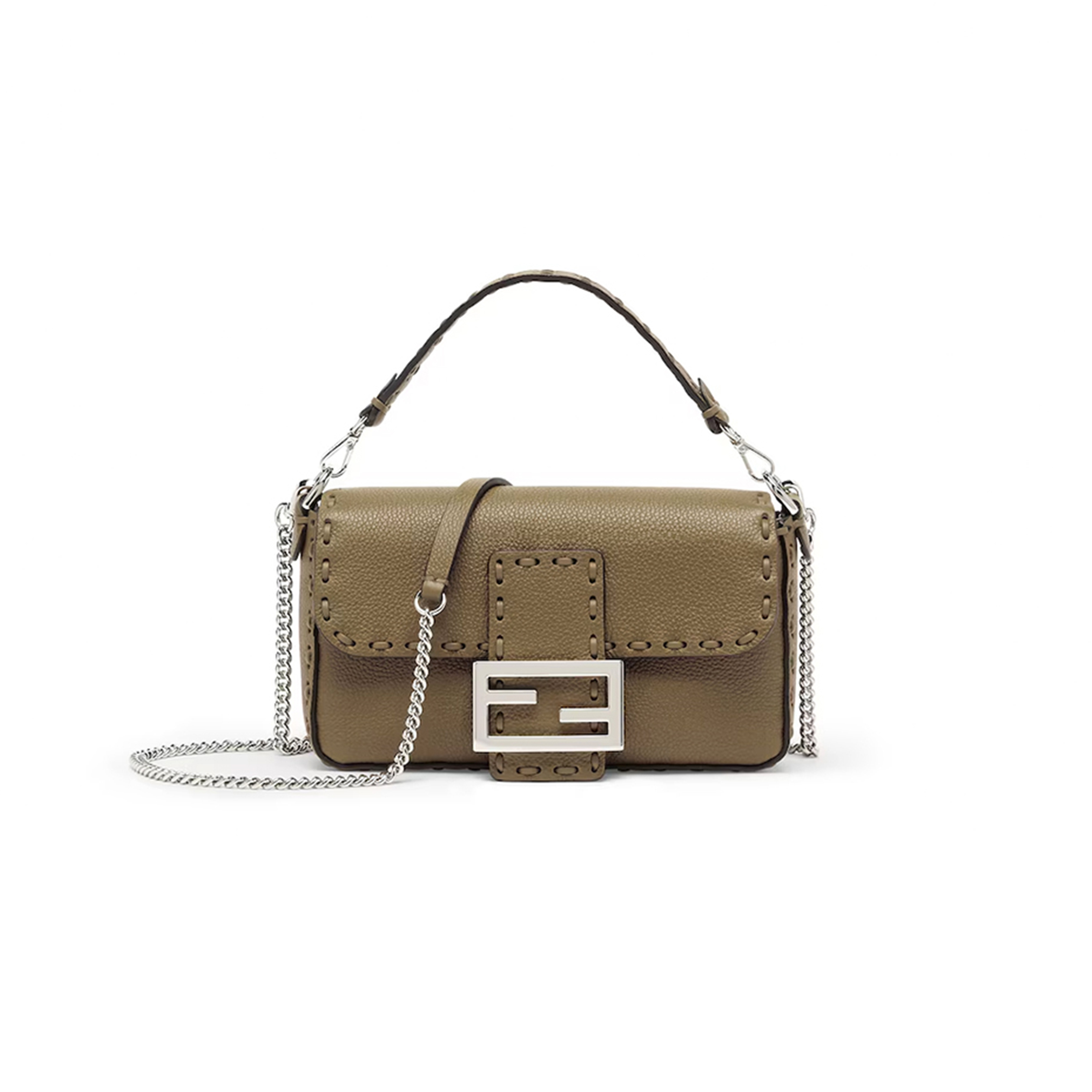 FENDI BAGUETTE MINI 8BS017ARBBF1F2W (20*13*5cm)